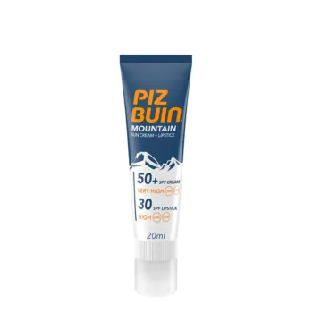 PIZ BUIN MOUNTAIN SPF50+ suncream + lipstick 20 + 2.3 ml