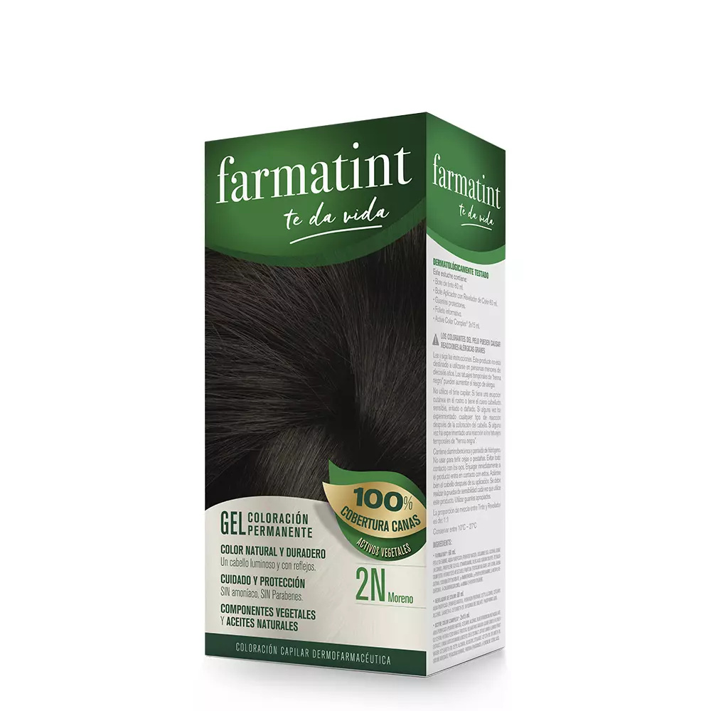 FARMATINT FARMATINT GEL dry permanent color #2n-moreno 5 u FARMATINT FARMATINT GEL dry permanent color #2n-moreno 5 u
