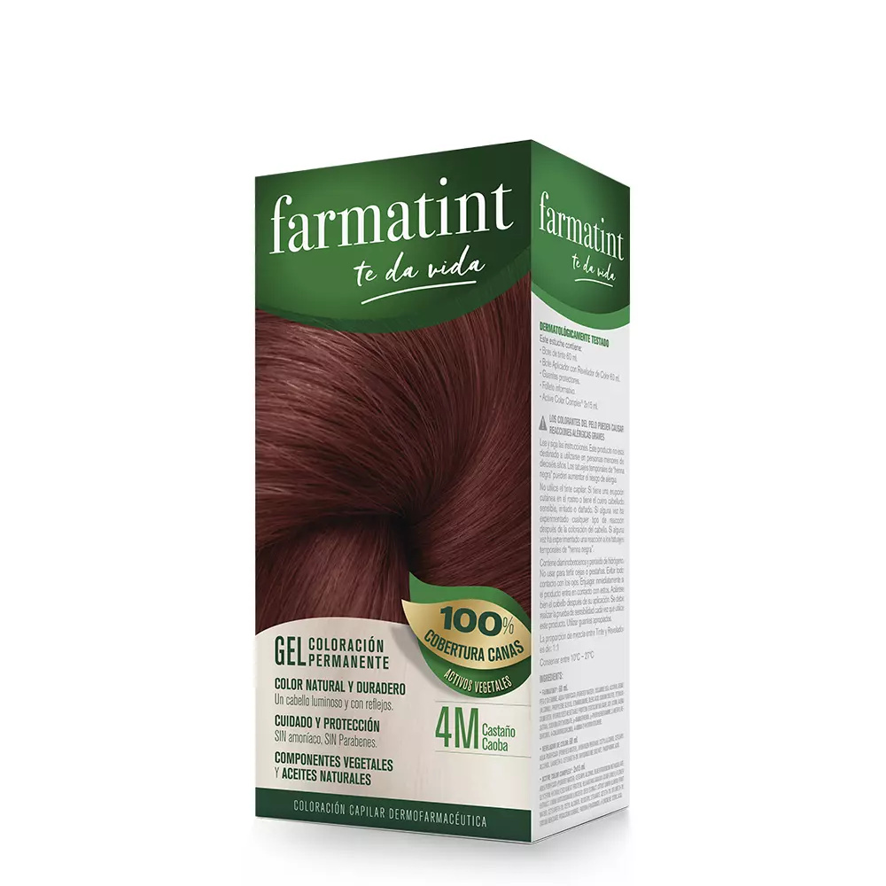 FARMATINT FARMATINT GEL dry permanent color #4m- chestnut mahogany 5 u FARMATINT FARMATINT GEL dry permanent color #4m- chestnut mahogany 5 u
