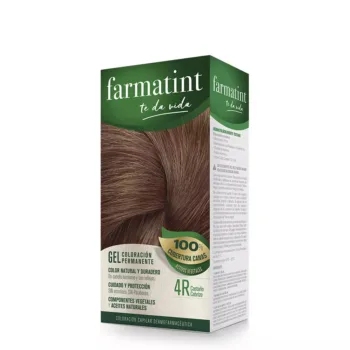 FARMATINT FARMATINT GEL dry  permanent color #4r- chestnut cobrizo 5 u