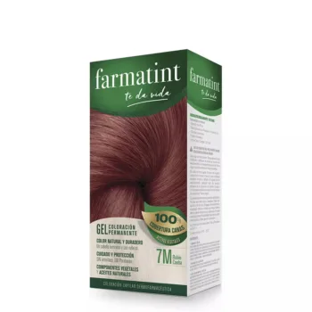 FARMATINT FARMATINT GEL dry  permanent color #7m-blonde  mahogany 5 u