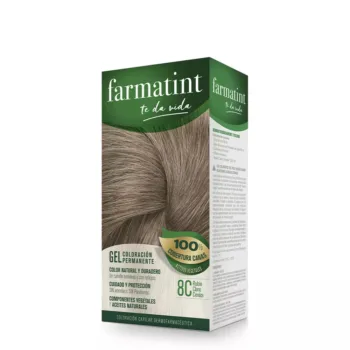 FARMATINT FARMATINT GEL dry  permanent color #8c-blonde clear ceniza 5 u