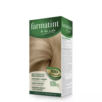 FARMATINT FARMATINT GEL dry  permanent color #10n-blonde platino 5 u