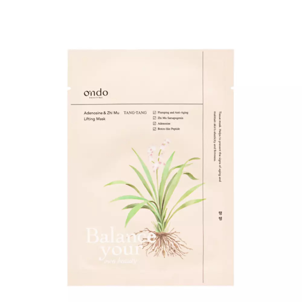 <span class="notranslate">ONDO BEAUTY 36.5 ADENOSINE & ZHI MU</span> lifting mask 25 ml <span class="notranslate">ONDO BEAUTY 36.5 ADENOSINE & ZHI MU</span> lifting mask 25 ml