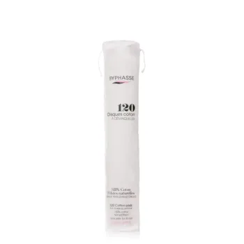 BYPHASSE DISCOS COTTON makeup remover 120 u