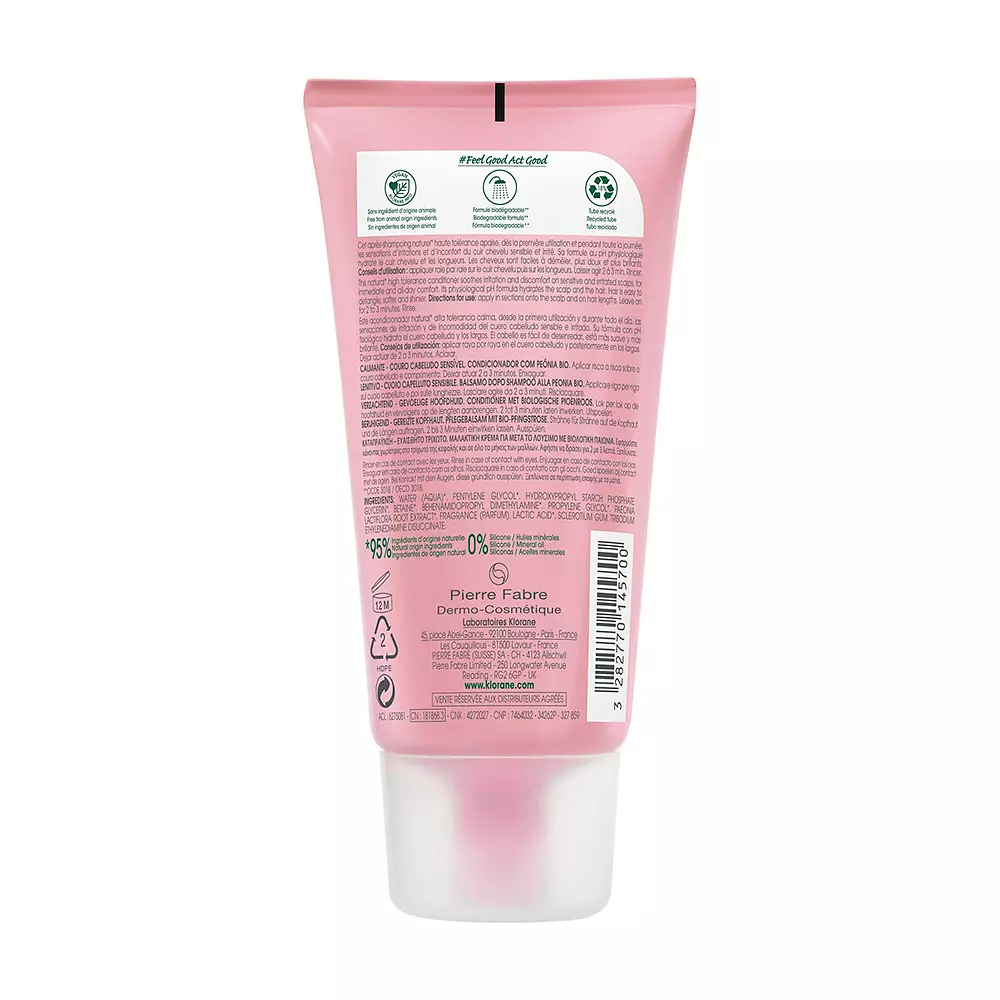 KLORANE A LA PEONY BIO soothing conditioner 150 ml