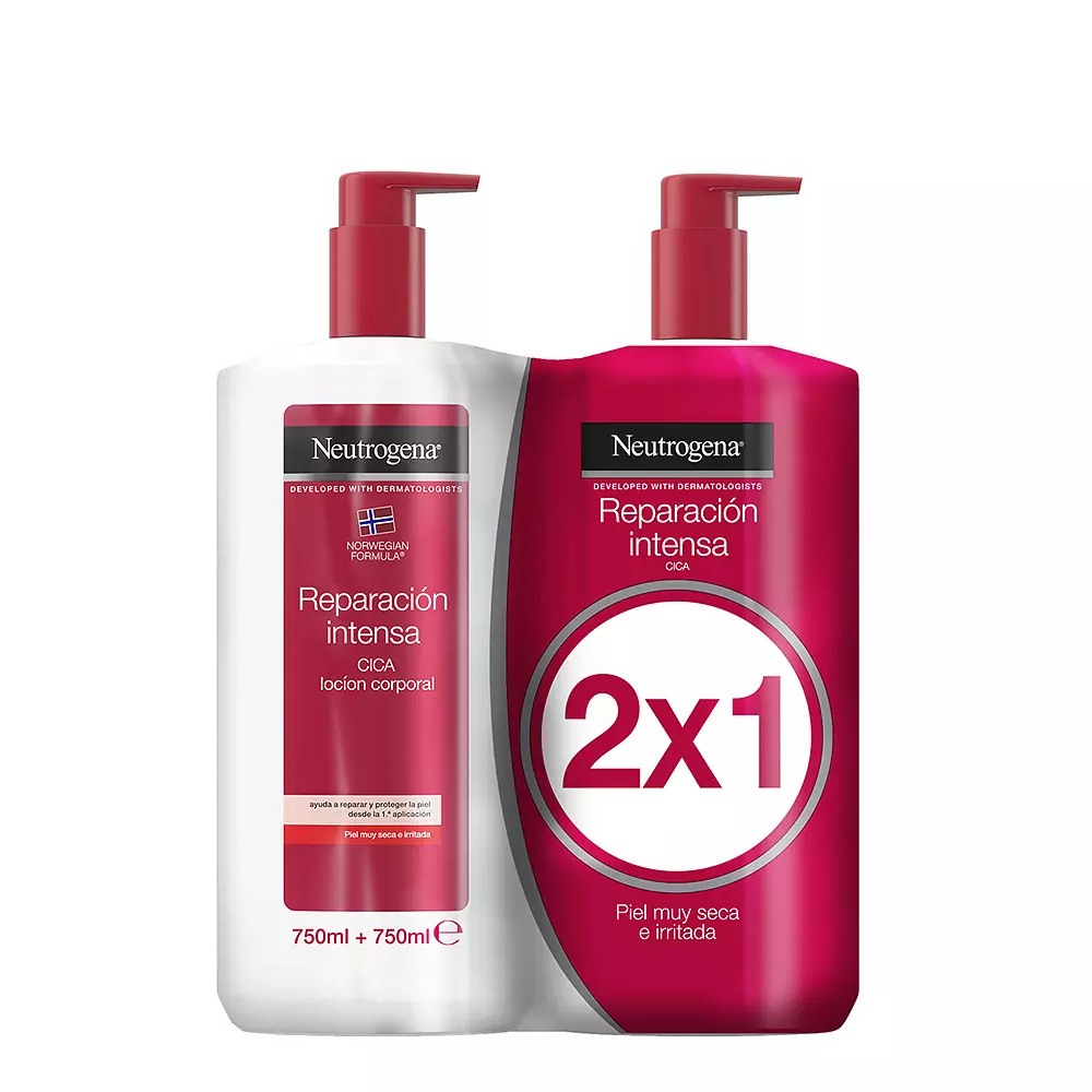 NEUTROGENA REPARACIN INTENSA LOCIN PIEL MUY SECA set 2 x 750 ml NEUTROGENA REPARACIN INTENSA LOCIN PIEL MUY SECA set 2 x 750 ml