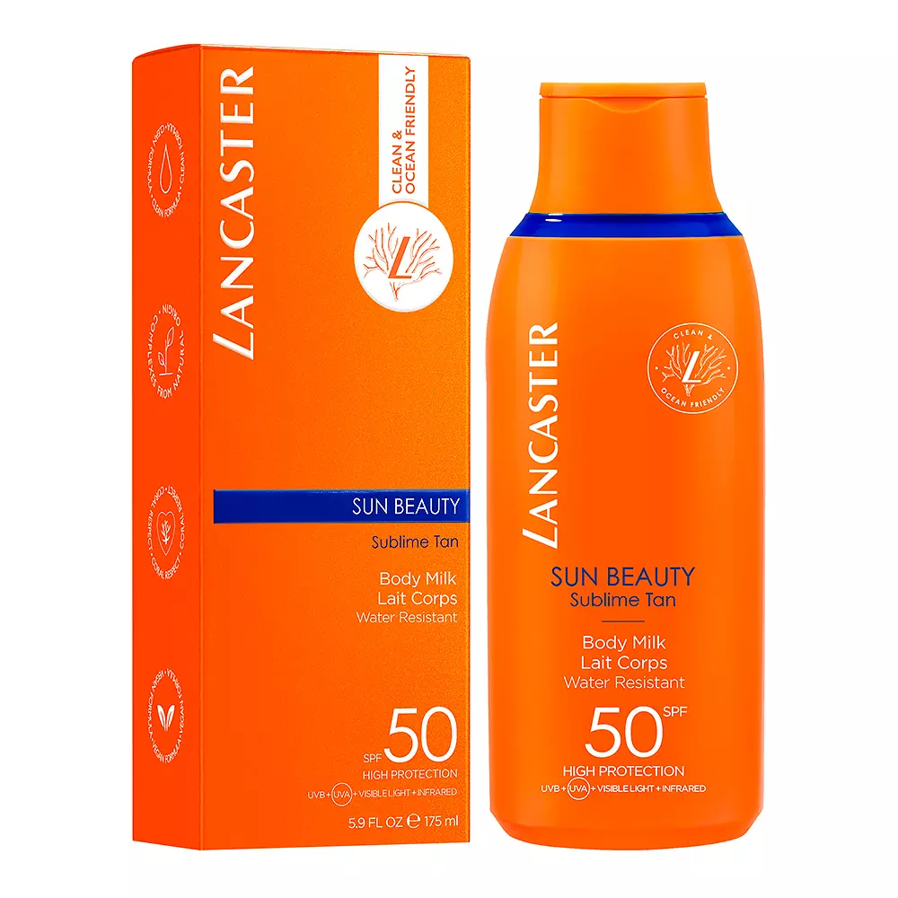 LANCASTER SUN BEAUTY body milk SPF50 175 ml LANCASTER SUN BEAUTY body milk SPF50 175 ml