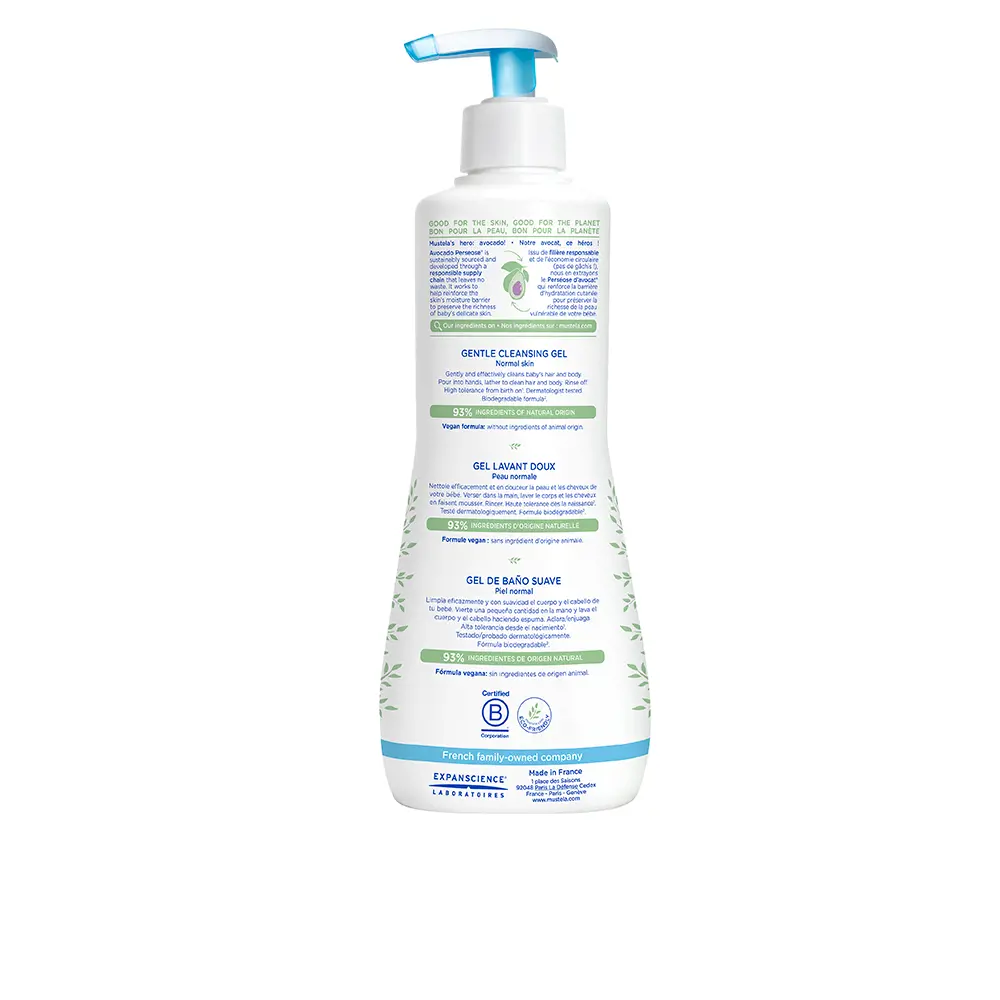 MUSTELA BEB-NIO gel de bao gentle 500 ml MUSTELA BEB-NIO gel de bao gentle 500 ml