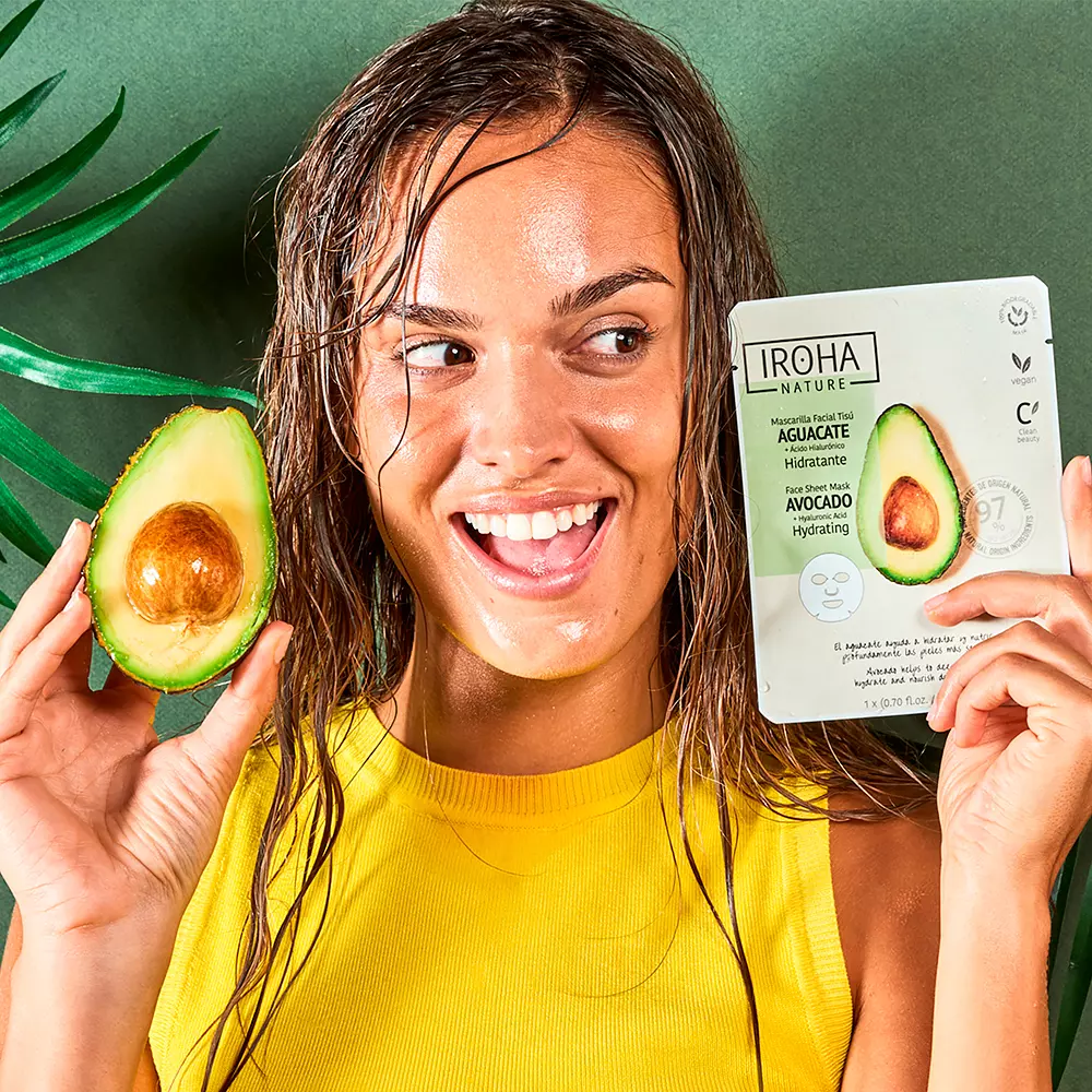 <span class="notranslate">IROHA NATURE MASK</span> avocado + hyaluronic acid 1 u <span class="notranslate">IROHA NATURE MASK</span> avocado + hyaluronic acid 1 u - Image 3