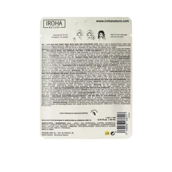 <span class="notranslate">IROHA NATURE MASK</span> noni + hyaluronic acid 1 u