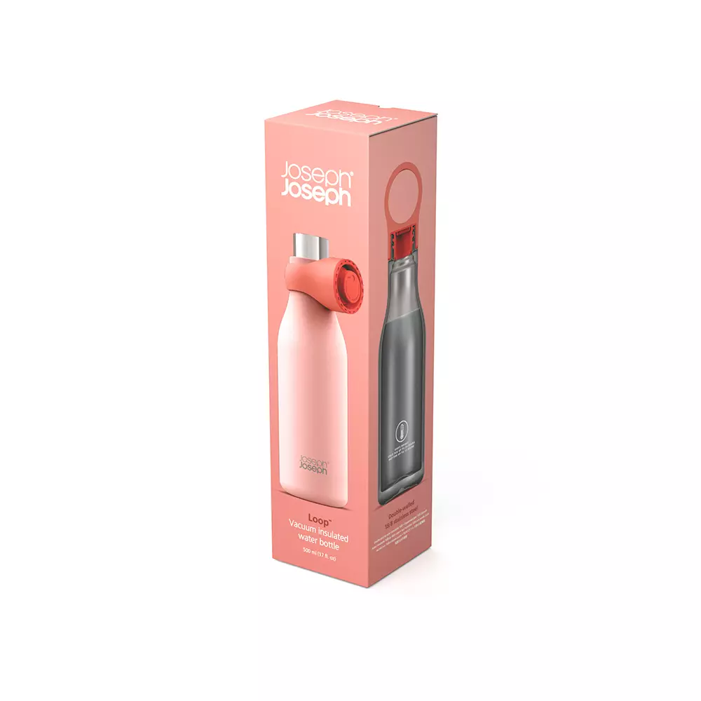 JOSEPH JOSEPH LOOP water bottle #coral 500 ml JOSEPH JOSEPH LOOP water bottle #coral 500 ml - Image 4
