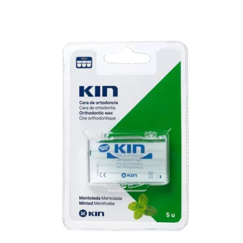 KIN KIN CERA de ortodoncia mentolada 5 u