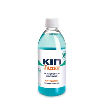 KIN KIN JUNIOR enjuague bucal anticaries 500 ml