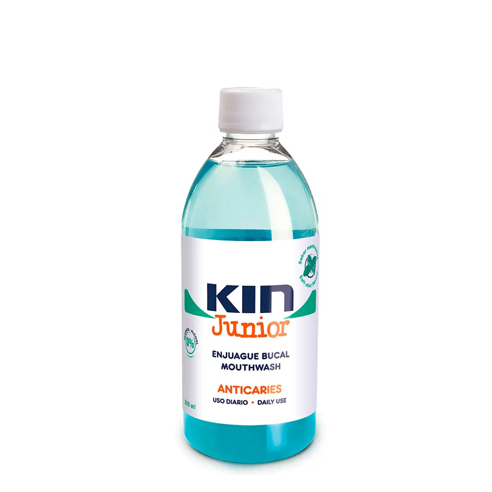KIN KIN JUNIOR enjuague bucal anticaries 500 ml KIN KIN JUNIOR enjuague bucal anticaries 500 ml