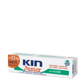 KIN KIN JUNIOR toothpaste #menta gentle 75 + 25 ml