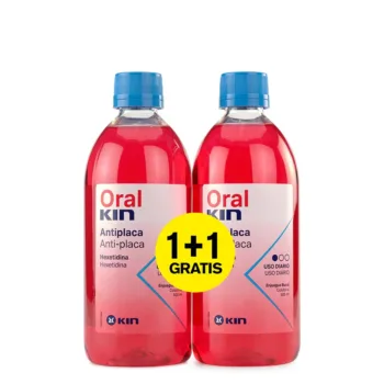 KIN ORALKIN ENJUAGUE BUCAL ANTI-PLACA set 2 pcs
