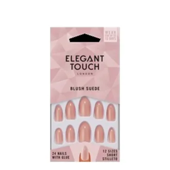 ELEGANT TOUCH CORE COLOR Nägel mit Kleber kurzes Stiletto #blush Wildleder 24 St ELEGANT TOUCH CORE COLOR Nägel mit Kleber kurzes Stiletto #blush Wildleder 24 St