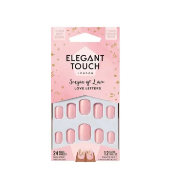 ELEGANT TOUCH LUXE LOOKS nails with glue squoval limited ed #love letters 24 u