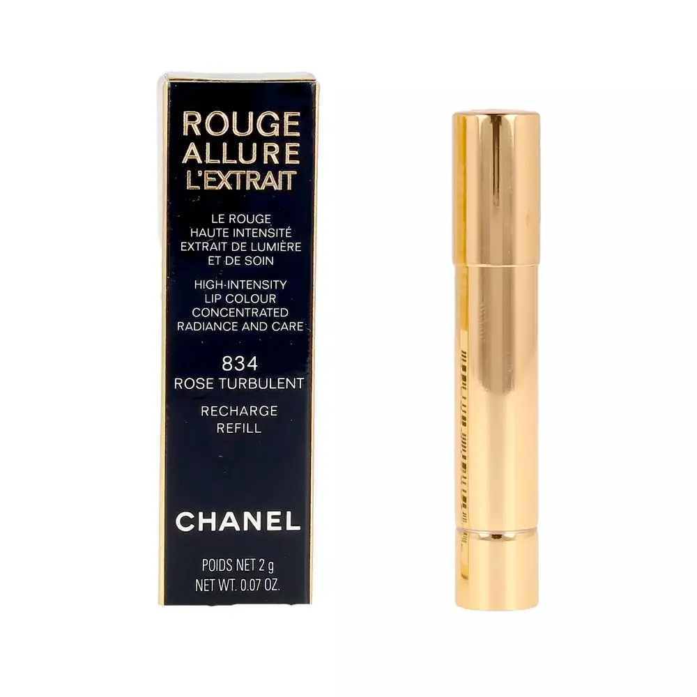 CHANEL ROUGE ALLURE L'EXTRAIT lipstick recharge #rose turbulent-834