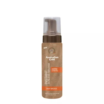 AUSTRALIAN GOLD SUNLESS INSTANT deep bronze color mousse 177 ml