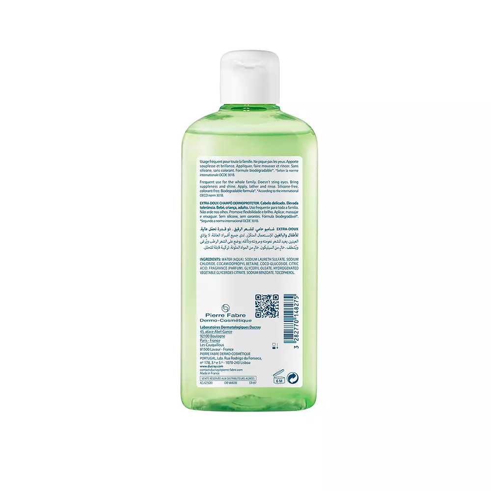 DUCRAY BALANCING SHAMPOO for delicate hair 400 ml