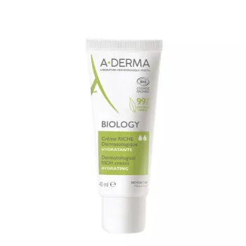 A-DERMA Crème hydratante BIOLOGY rica 40 ml