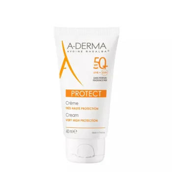 A-DERMA Crème PROTECT solaire SPF50+ parfum péché 40 ml A-DERMA Crème PROTECT solaire SPF50+ parfum péché 40 ml