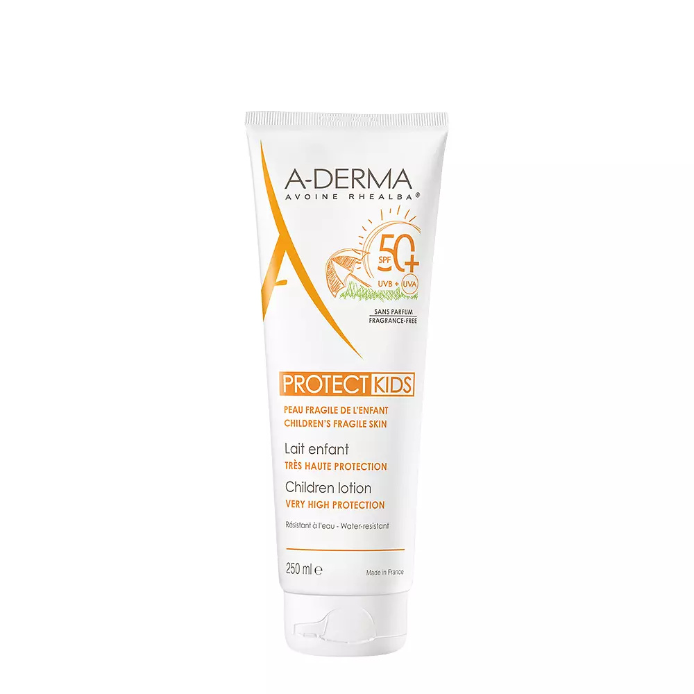 A-DERMA PROTECT KIDS lotion solar infantil SPF50+ 250 ml A-DERMA PROTECT KIDS lotion solar infantil SPF50+ 250 ml