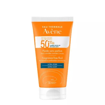AVENE SOLAIRE HAUTE PROTECTION fluid sin perfume SPF50+ 50 ml