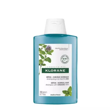 KLORANE A LA MINT BIO detox shampoo for normal hair 200 ml