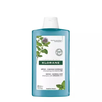 KLORANE A LA MINT BIO detox shampoo for normal hair 400 ml