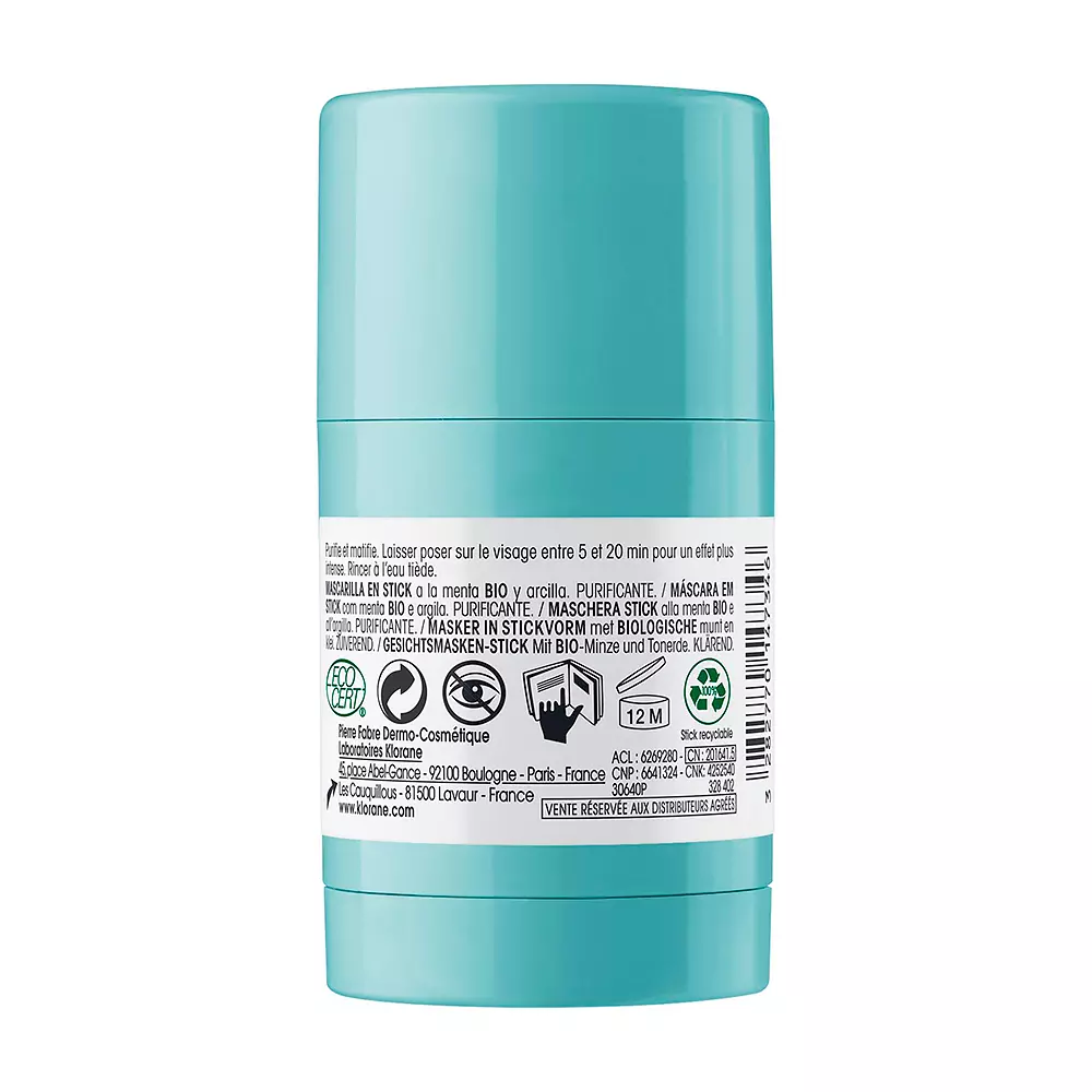 KLORANE BIO MINT STICK MASK 25 gr