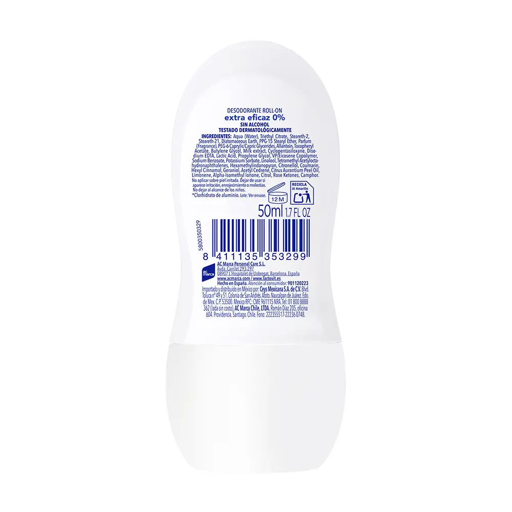 LACTOVIT LACTOVIT ORIGINAL 0% deo roll-on 50 ml