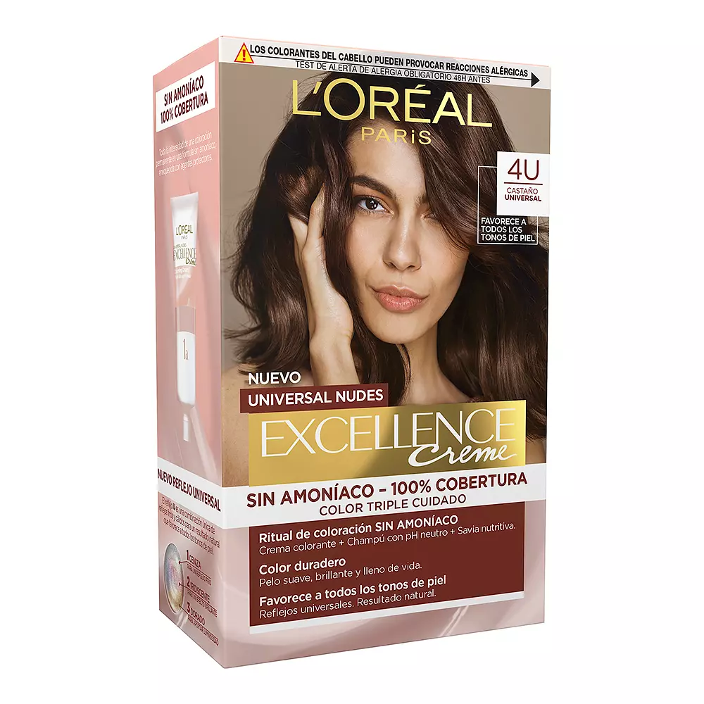 L'ORÉAL PARIS EXCELLENCE cream universal nudes dye #4u-brown 5 u