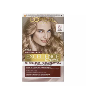 L'ORÉAL PARIS EXCELLENCE cream universal nudes dye #8u-light blonde 5 u