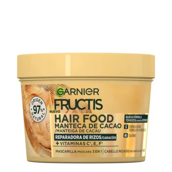 GARNIER FRUCTIS HAIR FOOD cocoa butter mask nourished curls 390 ml