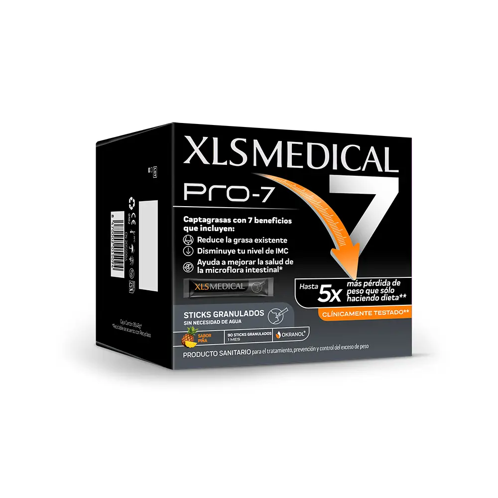 XLS MEDICAL PRO-7 fat trap granulated sticks 90 units