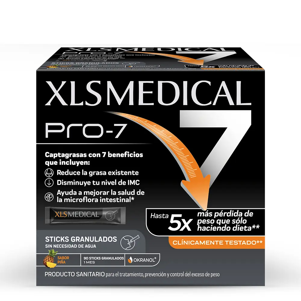 XLS MEDICAL PRO-7 fat trap granulated sticks 90 units XLS MEDICAL PRO-7 fat trap granulated sticks 90 units