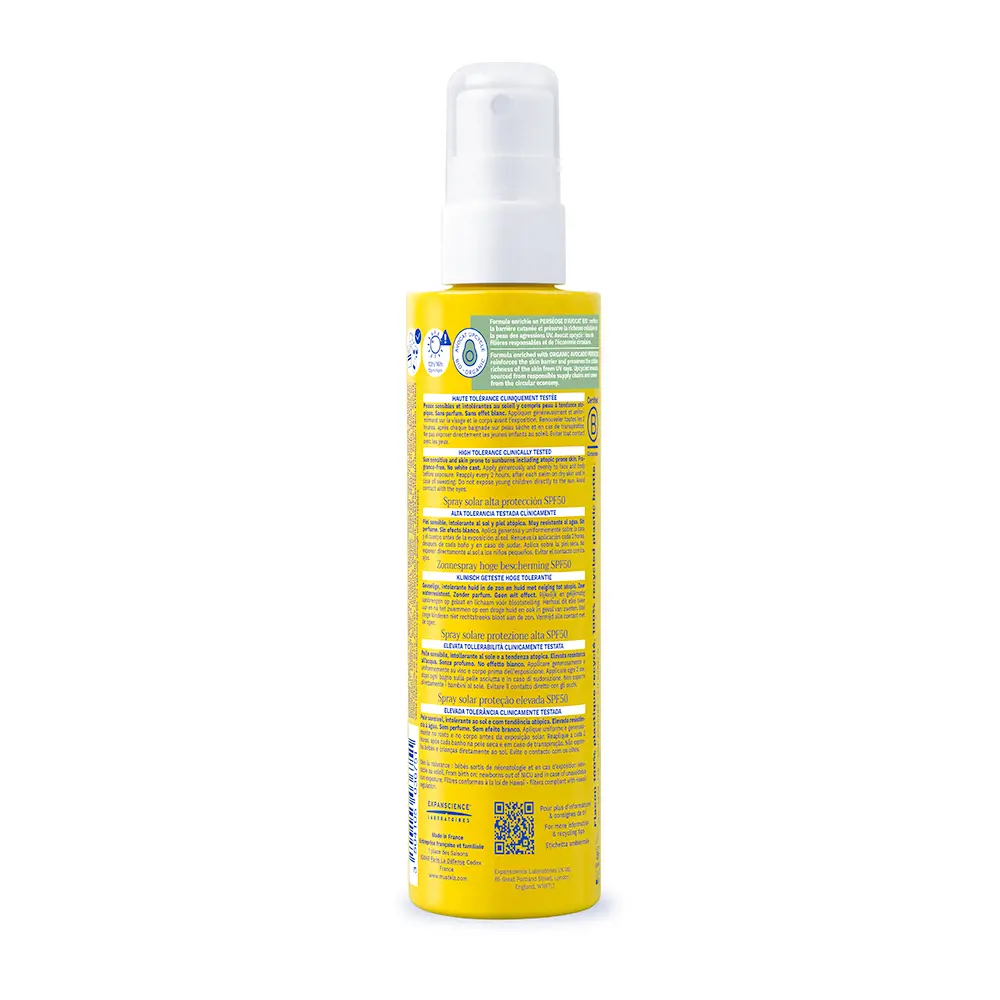 MUSTELA BEB-NIO SOL spray solar alta proteccin SPF50 200 ml MUSTELA BEB-NIO SOL spray solar alta proteccin SPF50 200 ml