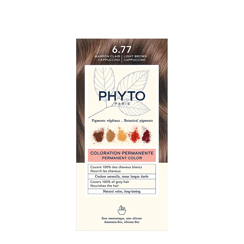 PHYTO PHYTOCOLOR #6.77-brown clear capuchino 4 u PHYTO PHYTOCOLOR #6.77-brown clear capuchino 4 u