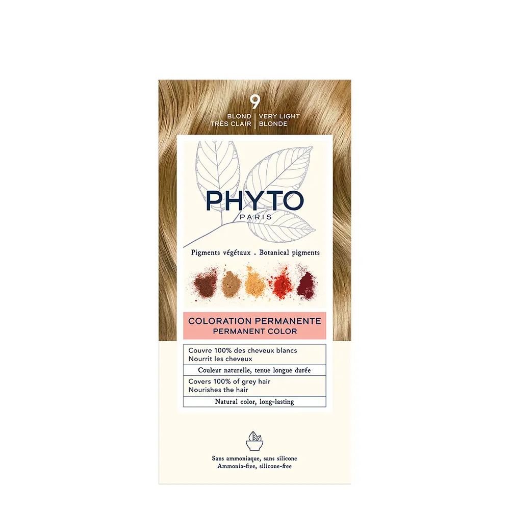 PHYTO PHYTOCOLOR permanent color #9-very light blonde PHYTO PHYTOCOLOR permanent color #9-very light blonde