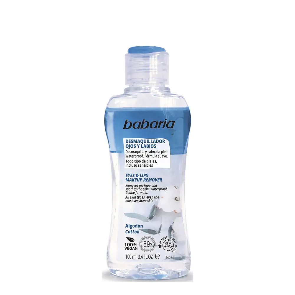 <span class="notranslate">BABARIA DESMAQUILLADOR BIFASICO</span> eyes-lips 100 ml <span class="notranslate">BABARIA DESMAQUILLADOR BIFASICO</span> eyes-lips 100 ml