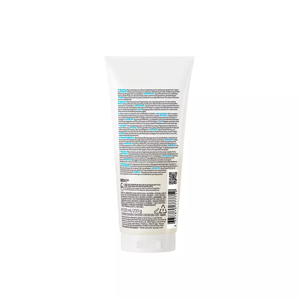 LA ROCHE POSAY EFFACLARH ISO-BIOME crema lavante 200 ml