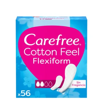 CAREFREE CAREFREE FLEXIFORM protector cotton sin fragancia 56 u