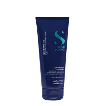 ALFAPARF MILANO SEMI DI LINO brunette brown & dark conditioner 200 ml