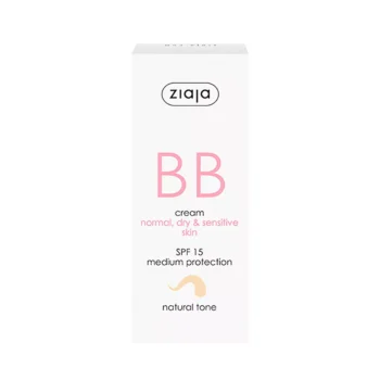 ZIAJA BB CREAM Normal and Dry Skin SPF15 #natural 50 ml