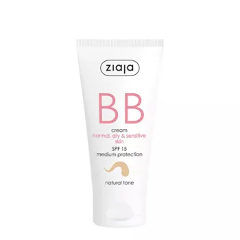 ZIAJA BB CREAM Normal and Dry Skin SPF15 #natural 50 ml