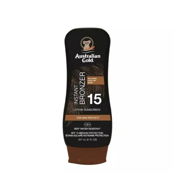 AUSTRALIAN GOLD SUNSCREEN SPF15 lotion with bronzer 237 ml