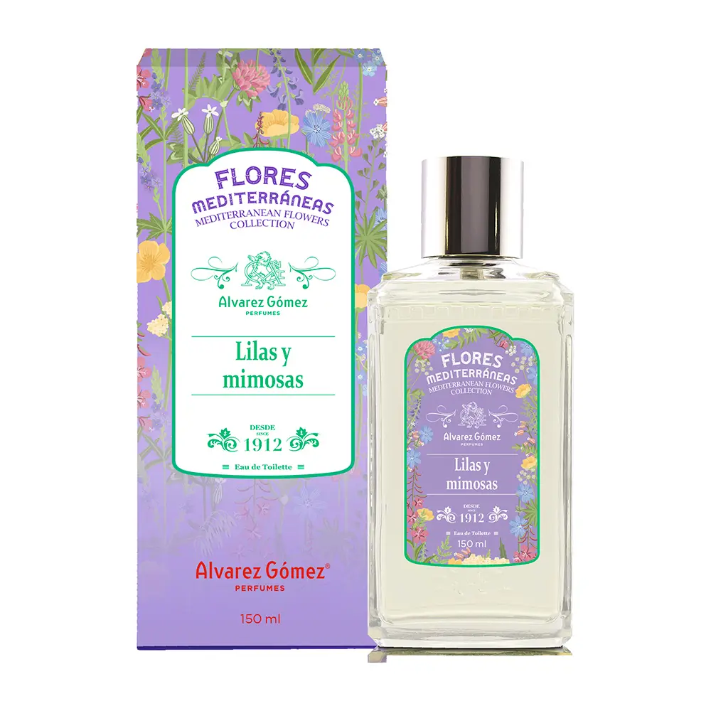 ALVAREZ GOMEZ FLORES MEDITERRANEAS eau de toilette vaporisateur lilas et mimosas 150 ml pour Femme